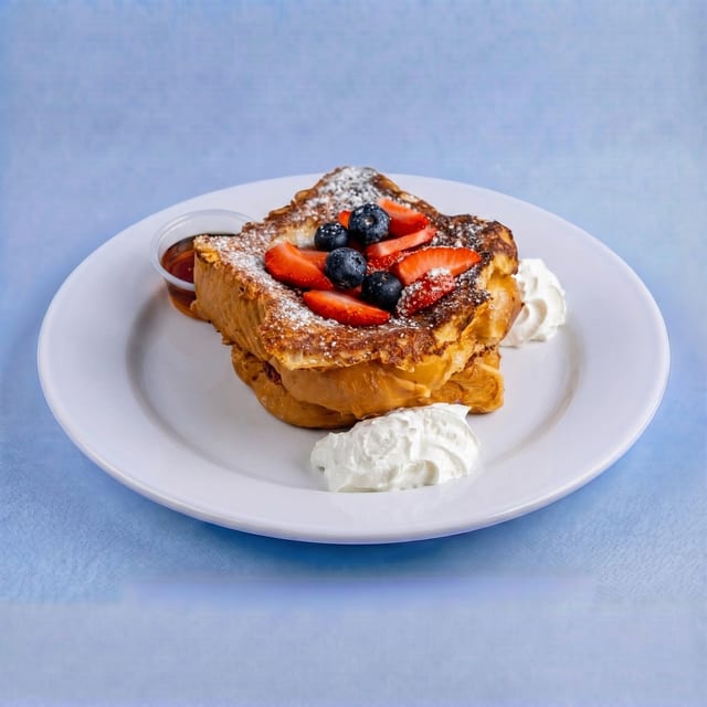 Très Lèches French Toast with Strawberries.