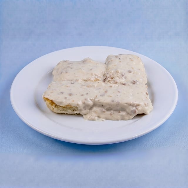 1/2 Biscuits & Gravy.