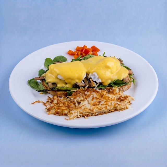 Veggie Benedict.