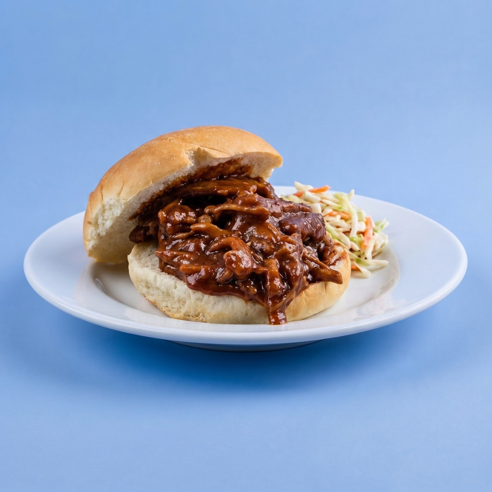 BBQ Pork Sandwich.