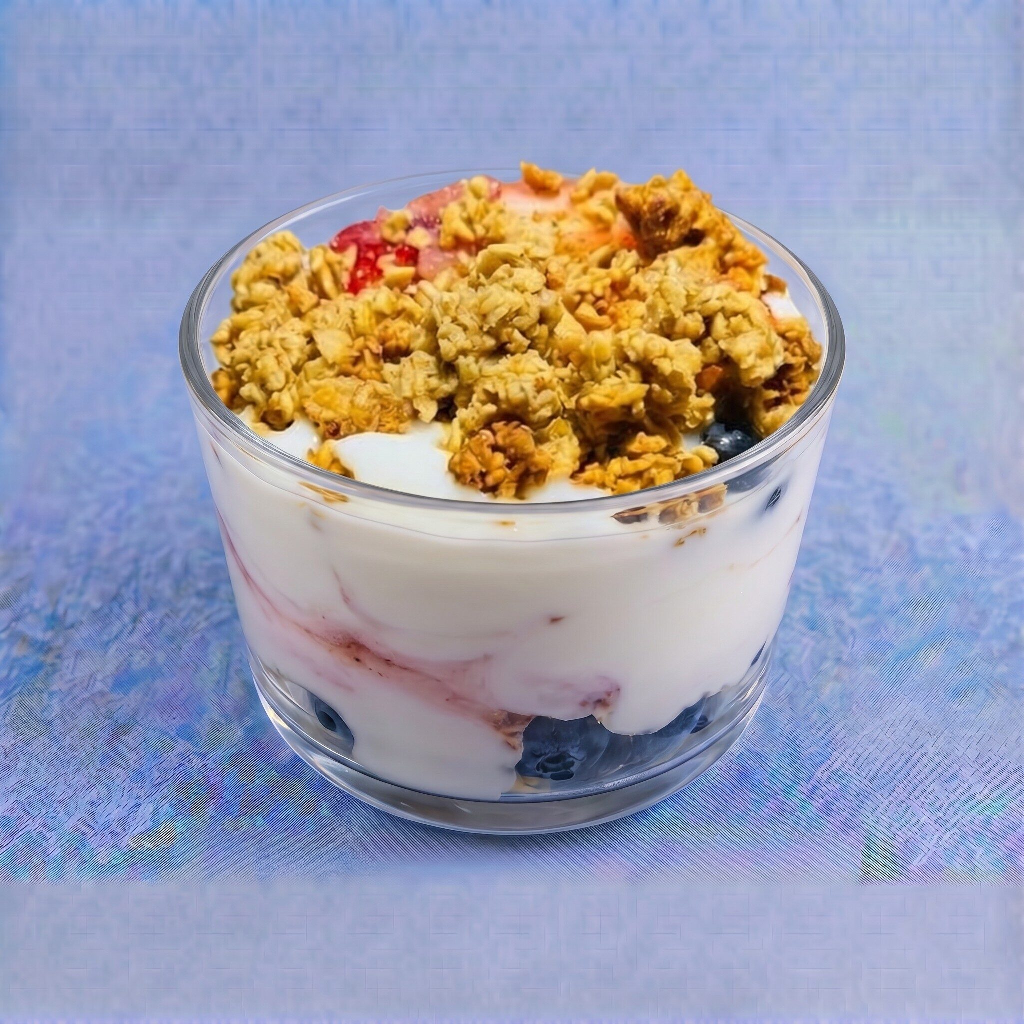 Apple-Pear Granola Yogurt.