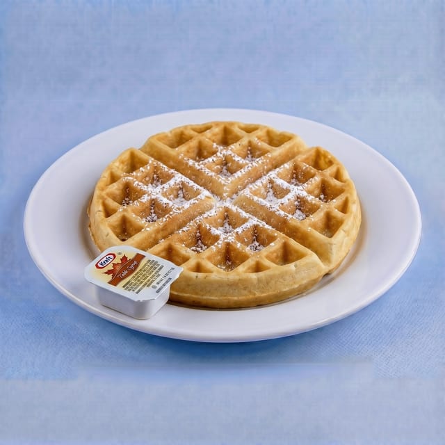 Bacon Stuffed and Cinnamon Sugar Waffle.