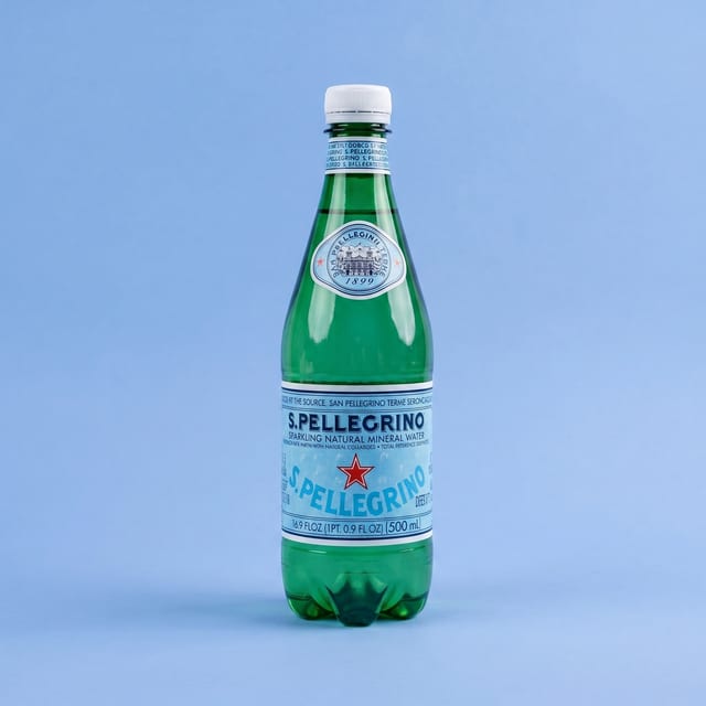 San Pellegrino Sparkling Water.