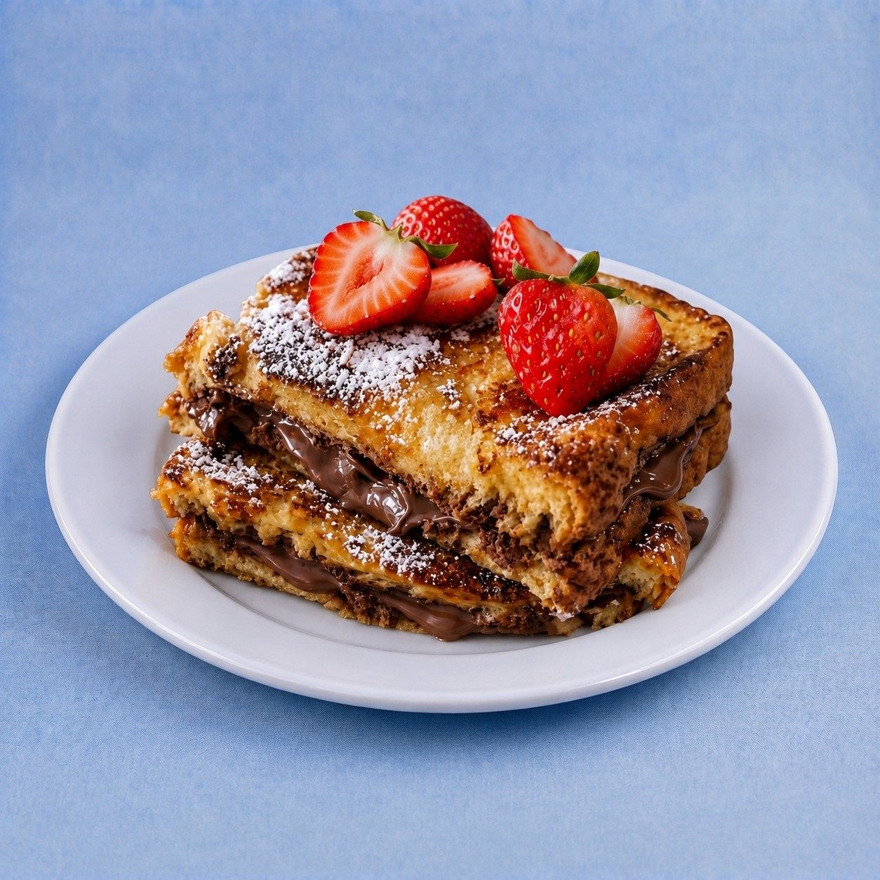 Nutella Stuffed French Toast.