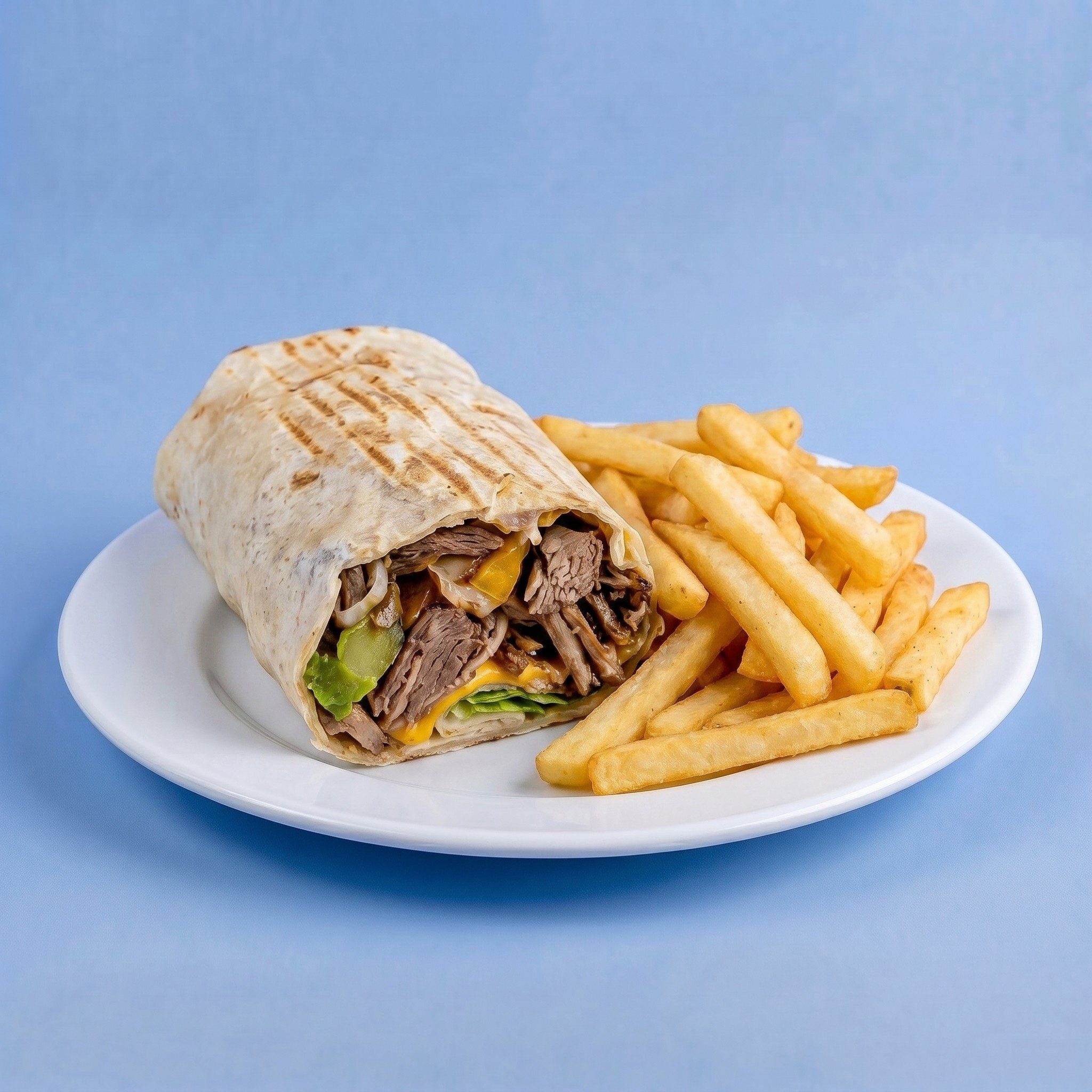 Cheesesteak Wrap.