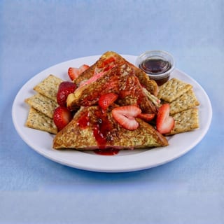 Strawberry Cheesecake Stuffed French Toast