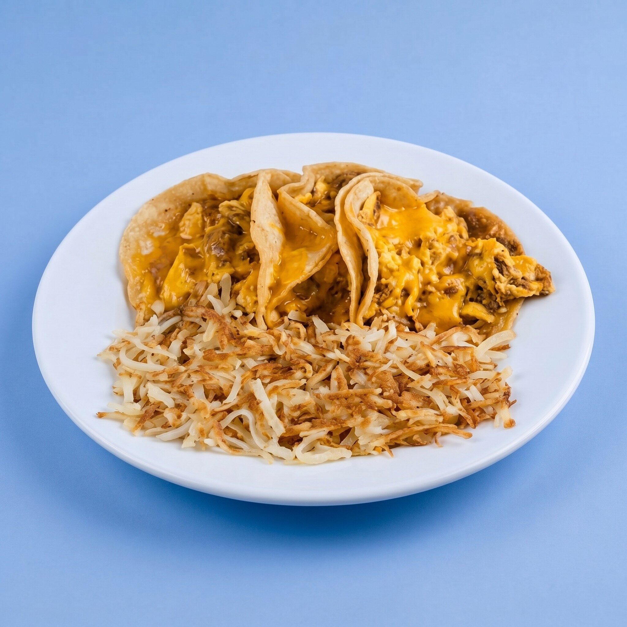 Al Pastor Breakfast Tacos.