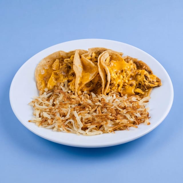 Al Pastor Breakfast Tacos.