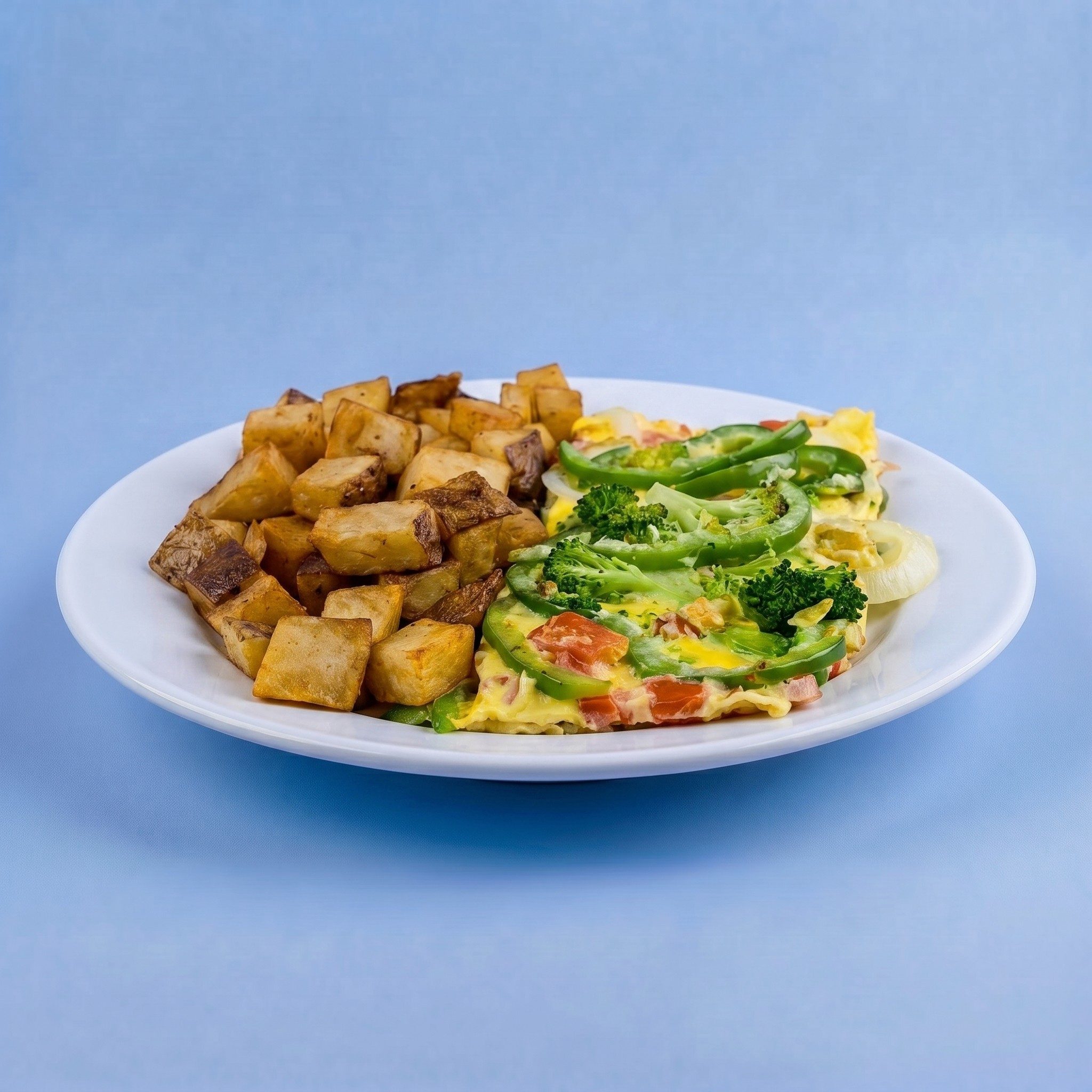 Brocoli Cheese Omelette.