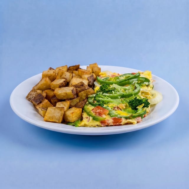 Brocoli Cheese Omelette.