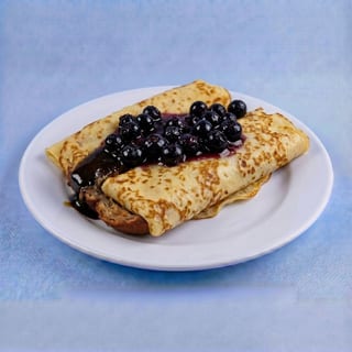 Blueberry Crepes
