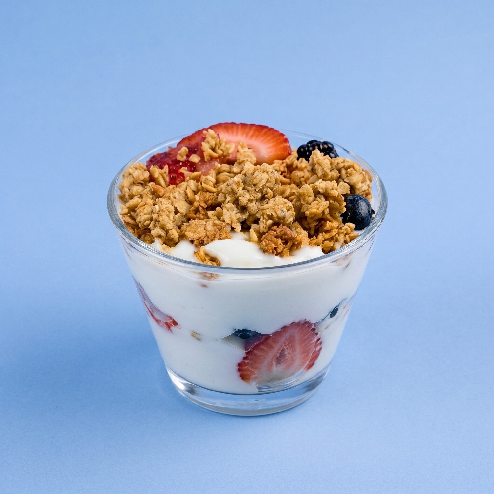 Kids' Yogurt with Berries and Granola.
