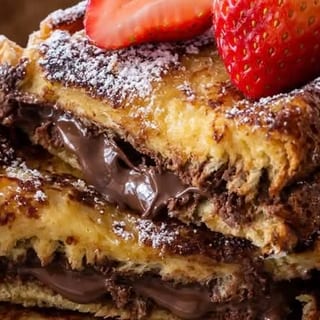 Nutella Stuffed French Toast